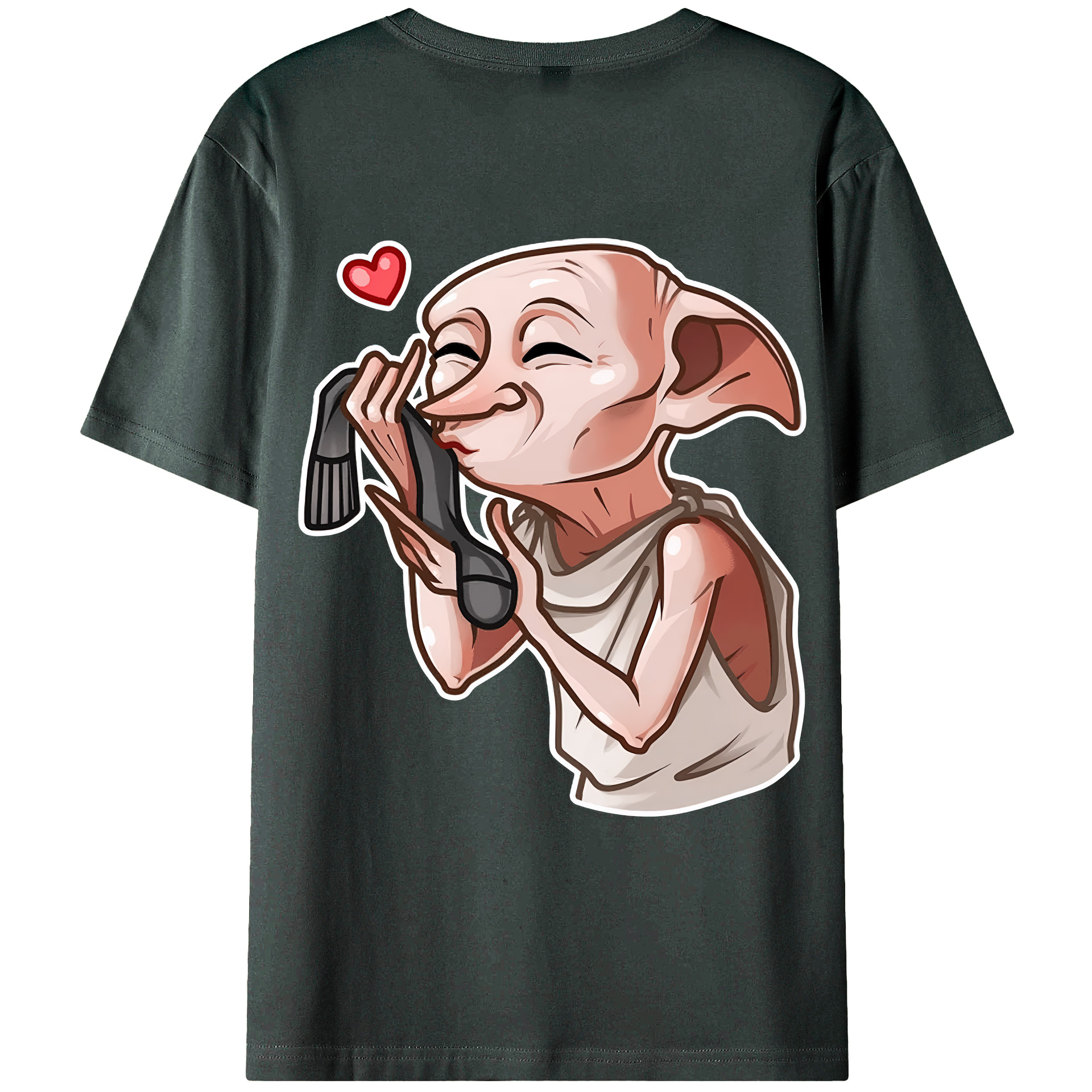 （画像用） Harry Potter ハリー・ポッターシリーズ 綿100％ メンズ半袖Tシャツ（バックプリント） 通気性